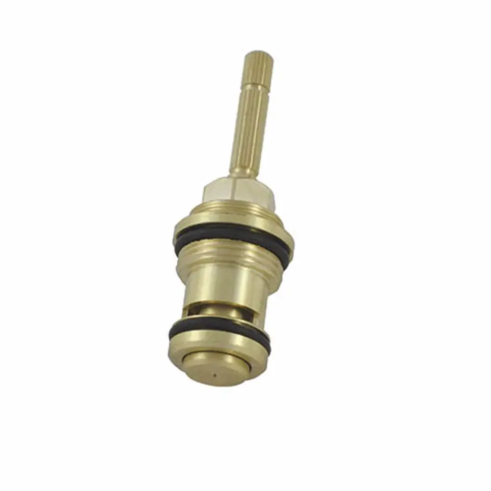 Ersatzteil von Kludi, bestehend aus einem zwei-Wege-Oberteil mit einem goldenem Gehäuse und zwei schwarzen Dichtungsringen, zur Umstellung von Wasserflüssen.
